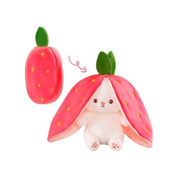 Kidology Reversible Carrot Bunny Soft Toy (Multicolour)